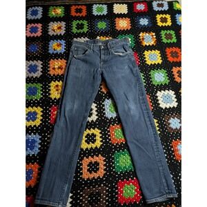 J Crew Jeans Mens 30x30 (30x28.5) Blue 484 Slim Straight Medium Wash Denim